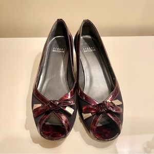 Stuart Weitzman black kitten heels, size 6.5